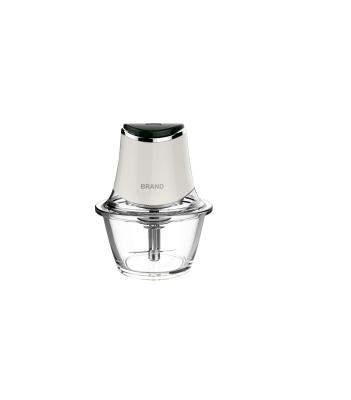 China Plastic Electric Food Chopper 5 Cup 1.2L Glass Bowl For Meat / Vegetables for sale