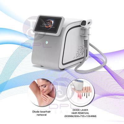 China Laser Beauty Equipment 808 755 1064 diode ice laser hair removal machine pigment removal and ipl hair removal laser machine for sale