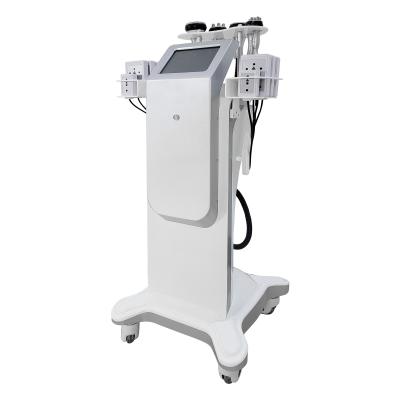 China Máquina de cavitación al vacío 3D RF 6 en 1 Máquina de adelgazamiento corporal con almohadillas láser en venta