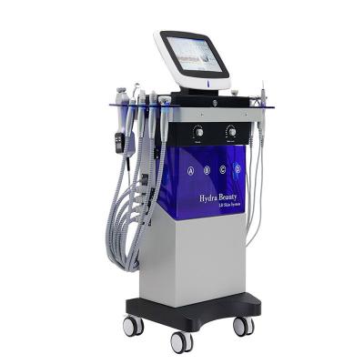 China Aprobación CE Máquina de exfoliación por chorro de oxígeno, Máquina de microdermoabrasión 9 en 1 90Kpa en venta
