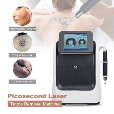 China Professionelle Mini-Pico-Lasermaschine Schwarzkopfentferner für die Klinik zu verkaufen