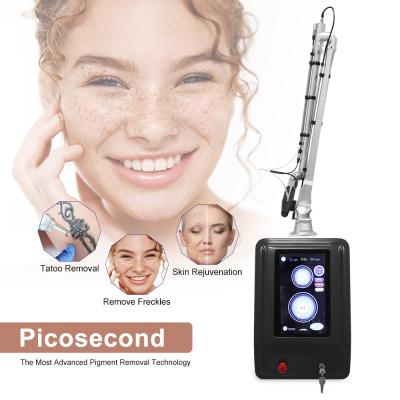 China Multifunction Pico Q Switched ND YAG Laser Machine 755nm Pigmentation Laser for sale