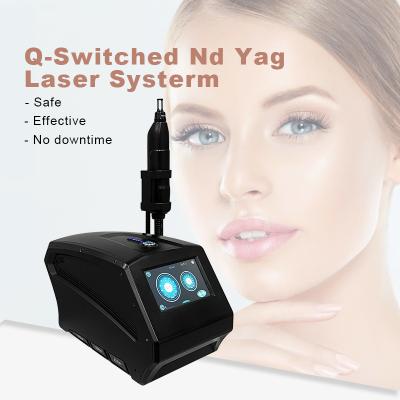 China Black Pico Laser Machine Carbon Peeling Q Wechseln der Haut Wiederherstellung zu verkaufen