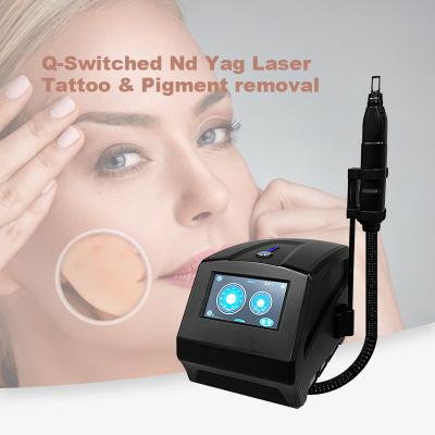 China Q Switch Pico Máquina láser 1320nm ND YAG eliminación de tatuajes Acné terapia en venta