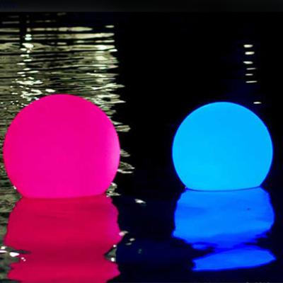 China LED Swimming Pool Glow Lights Ball Waterproof Floating 16 Colors Changing for sale