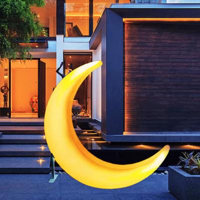 China Piscina al aire libre Luces brillantes Luna en forma de media luna Para decoración de eventos de celebración de festivales en venta