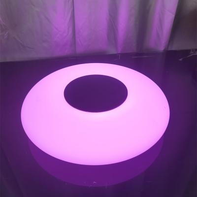 China LED UFO Shape Pool Glow Lights Solar Powered For Garden Decorative for sale