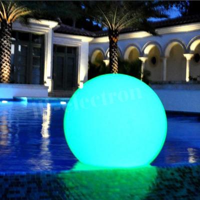 China IP65 Waterproof Glow Ball Light , Floating Swimming Pool Light Remote Control for sale