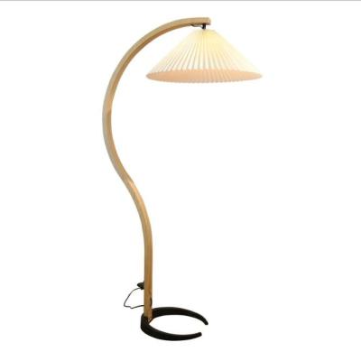 China Creative Pleated Rattan Standing Lamp for bedroom living room for sale