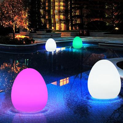 Chine IP65 Lampes LED imperméables à l'eau en forme d'oeuf rechargeables pour la décoration de Noël à vendre