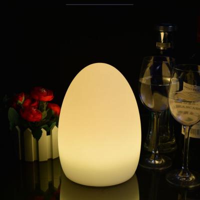 China Small Egg Shaped LED Lights , Glow Egg Night Light Waterproof For KTV Bar Table for sale