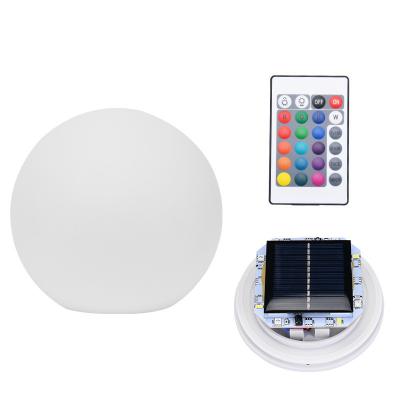 China PE Plastic Glow Ball Light Remote Control Portable For Swimming Pool for sale