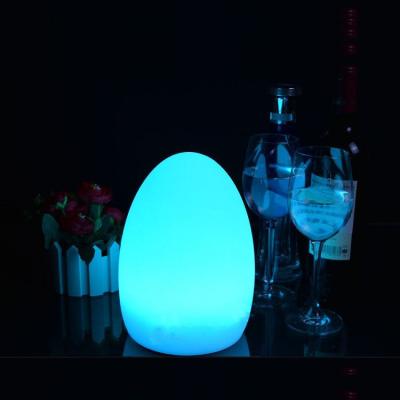 China Plastic LED Egg Lamp Remote Control IP65 Waterproof For Holiday Decoration for sale