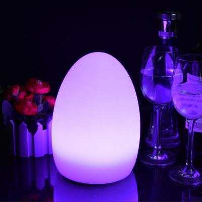 China Wireless Egg Shaped Lamp IP65 Water Resistant With Charger Base for sale