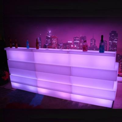 China Plastic LED Mobile Bar Table 16 Colors Changing water resistant for sale