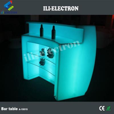 China PE Plastic led lighting furniture led portable bar à venda