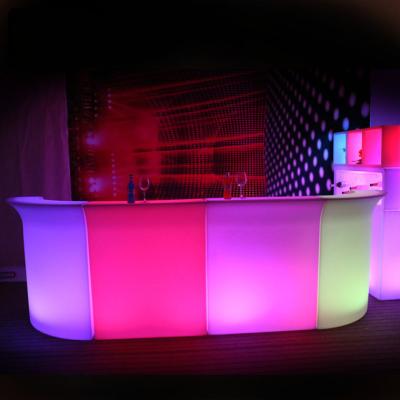 China Light Up Luminous LED Bar Counter Mobile IP65 Water Resistant for sale