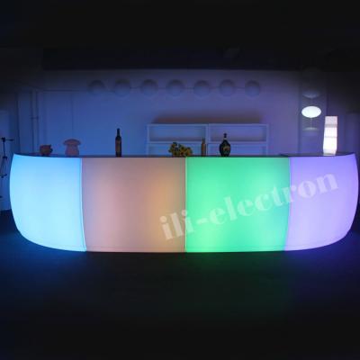 China Commercial LED Light Bar Counter PE Plastic Material Infrared Remote Control for sale