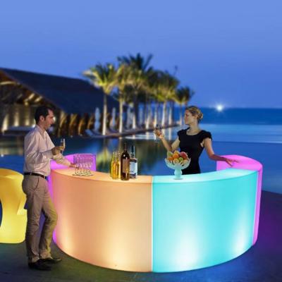 China Customized LED Round Bar Counter Illuminated IP65 Water Resistant for sale
