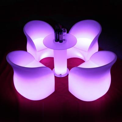 China led light up outdoor furniture for sale