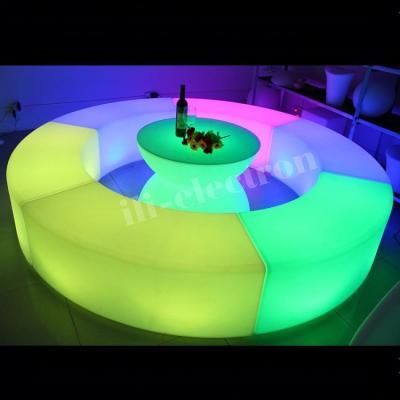 Chine Meubles à lumière LED à changement de couleur, fauteuil de salon LED rechargeable OEM à vendre