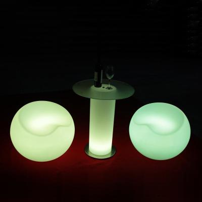 China Muti Kleur RGB LED Licht Cocktail Tafel, Waterdicht Verlicht Bar Meubels Te koop