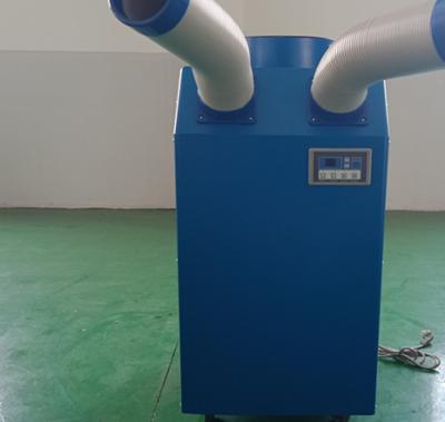 Chine Gaz réfrigérant 11900BTU de refroidisseurs portatifs extérieurs durables de tache avec 2 tuyaux de débouché à vendre