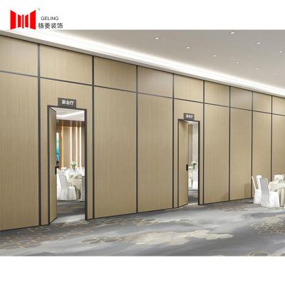 China Customizable Office Modular Partition Wall With Sliding Door 65mm Thickness for sale