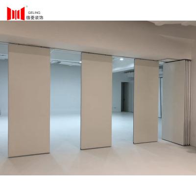 China 38-45db Sound Proof Sliding Wall Divider Panels 38kg/M2 for sale