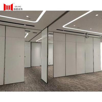 China White MDF Board Foldable Partition Wall With Doors 320KG Load Bearing for sale