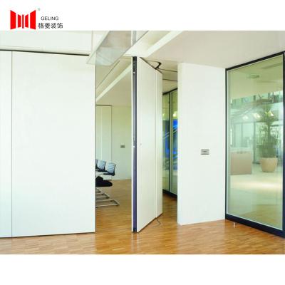 China 2000mm 3800mm Sliding Soundproof Wall Divider Panels Top Hung for sale