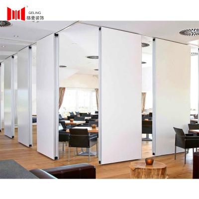 China Office 40db Acoustic Movable Partition Wall With POM Hanging Wheels for sale