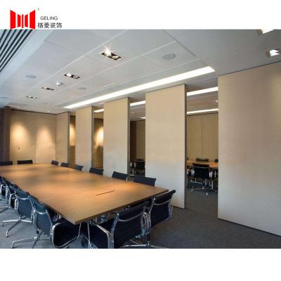 China Geling Foldable Soundproof Partition Wall 38kg/M2 For Meeting Room for sale