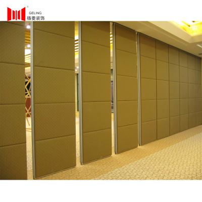 China 900-1230mm Width Acoustic Sliding Folding Partition Walls Commercial With Sponge for sale