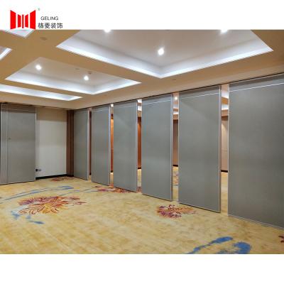 China Geling Modern Top Hung Modular Partition Wall For Hotel OEM ODM for sale