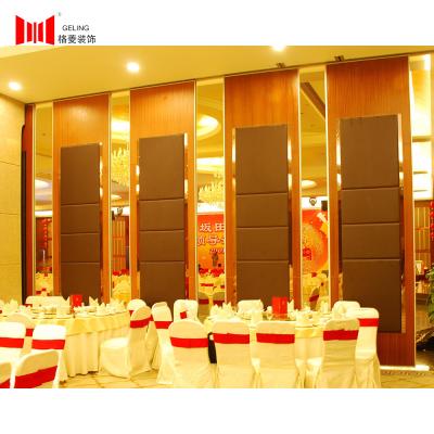 China Geling Fashion Operable Partition Wall 900-1230MM Width Fire Rated for sale