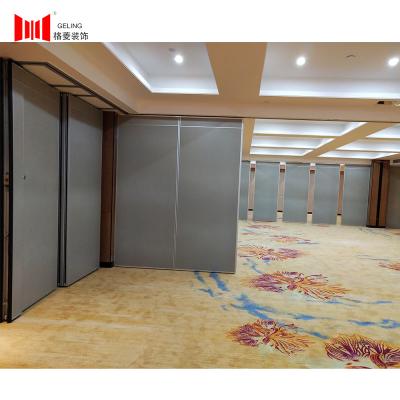 China Gallery 65mm Operable Partition Wall 28KG/M2 Folding Soundproof Walls for sale