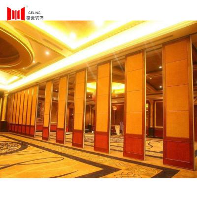 China OEM ODM Acoustic Sliding Folding Partition Divider Wall For Hotel for sale