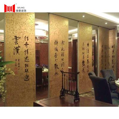 China Restaurant Fire Rated Operable Partitions System 320KG Load Bearing for sale
