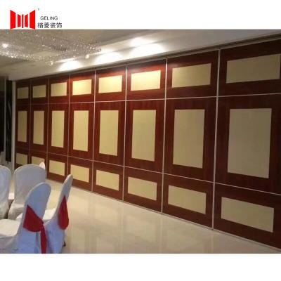 China Mdf Surface Banquet Hall Decorative Partition Wall T6 Aluminum Frame for sale