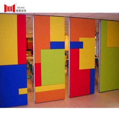 China Geling Conference Room Folding Partition Wall Demountable OEM ODM for sale