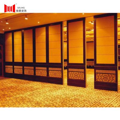 China Luxury Acoustic Sliding Folding Partition Wall In Hall 2000mm 3800mm Height for sale