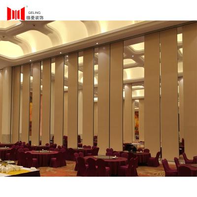 China 100mm Yellow Foldable Partition Wall For Meeting Room OEM ODM for sale