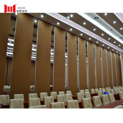 China OEM Wooden Partition Wall Fire Prevention Sliding Wall Divider for sale