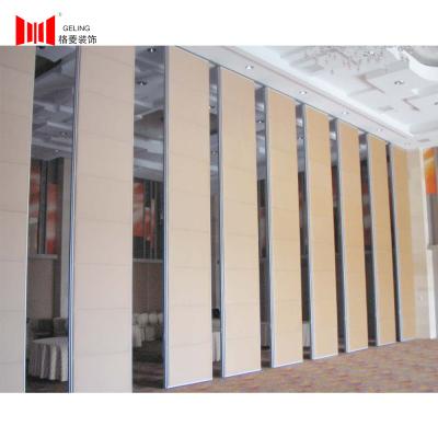 China 130mm Soundproof Partition Wall MDF Board Operable Wall System for sale