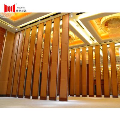 China MDF Board 100mm Folding Partition Doors Movable Walls OEM ODM for sale