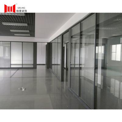 China 83mm Demountable Partition Wall With Blind for sale