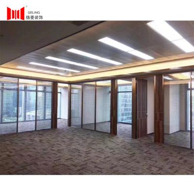 China Fixed Detachable Office Partition Wall Panels With Shutter 4500mm for sale