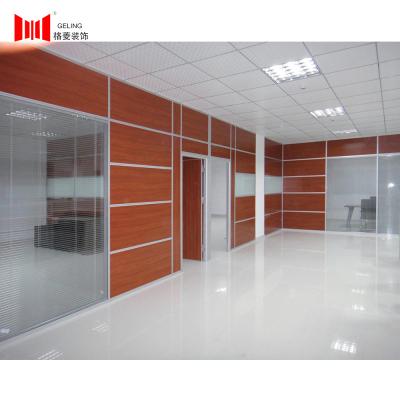 China 38-44db Acoustic Aluminium Glass Office Partition Systems 4500mm for sale