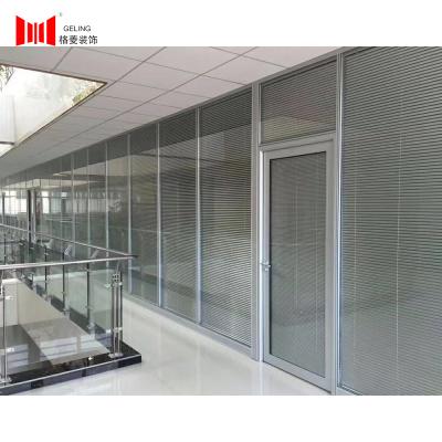 China Parede de separação Demountable moderada dos vidros para o escritório à venda